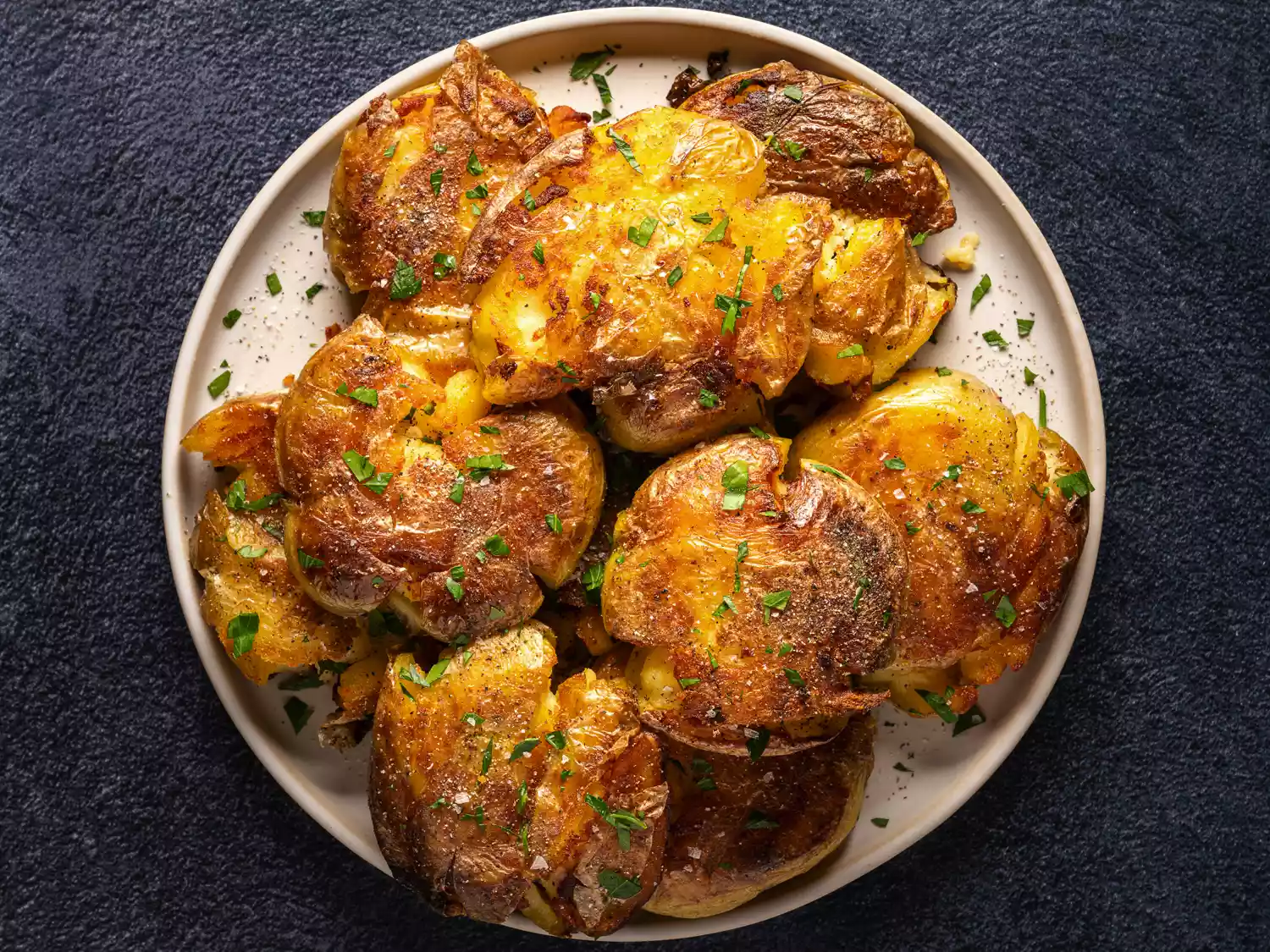 Prepared Smashed Potatoes